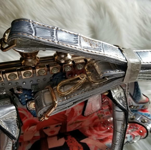 Eiffel Tower-"Rhinestone" Bling Handbag by LOVE USA - Picture 4 of 16